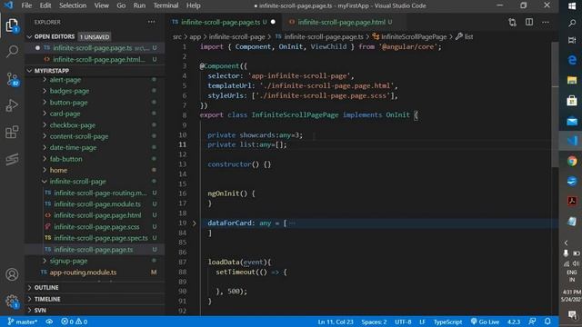 ionic 5 tutorials| ionic 5 infinite scroll |ion infinite scroll |infinite scroll detail | chapter 1 смотреть онлайн