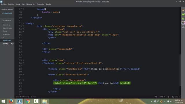 como hacer un formulario sencillo inicio de sesión con bootstrap y css смотреть онлайн