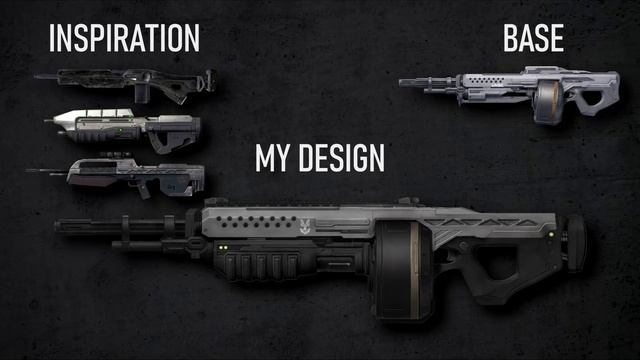 Redesigning UNSC Weapons | Blending Bungie's Art Style with 343's смотреть онлайн