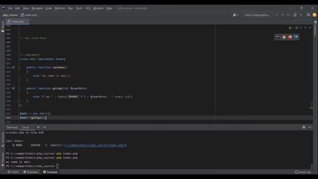 Interface in PHP (Object Oriented Programming) - PHP Tutorial Beginner to Advanced смотреть онлайн