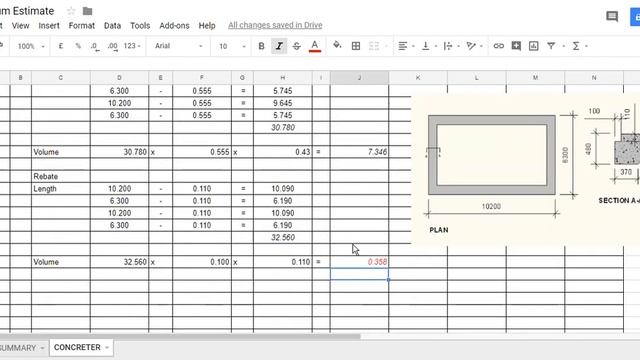 Sheets / Excel for Builders - Estimating Sheet - Part 4 Copy and Adjust смотреть онлайн