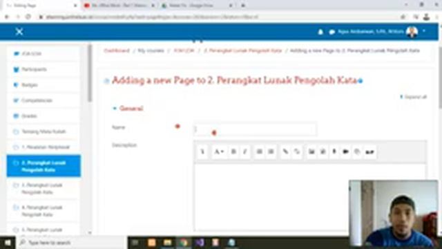 Moodle [Dosen] - 3 Memasukkan Materi Video dari Youtube смотреть онлайн
