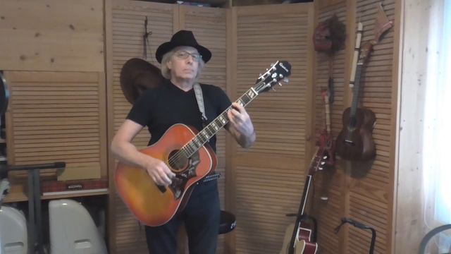 Gibson Epiphone Hummingbird pro Acoustic-Electric Dreadnought Guitar Demo смотреть онлайн