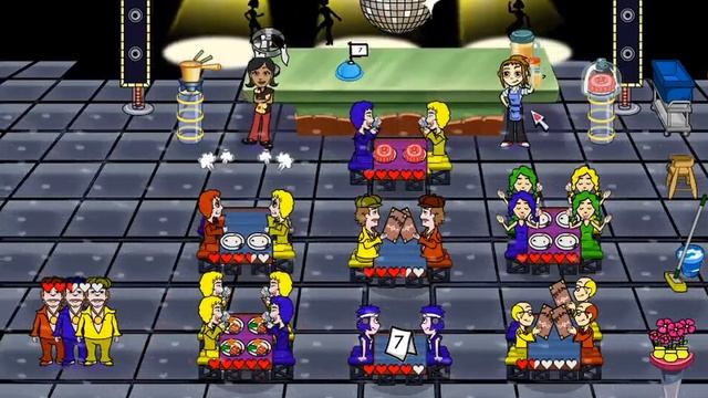 Diner Dash 4: Hometown Hero - Florence's Groovy Disco - Multiplayer: Loud Crowd - Hard смотреть онлайн