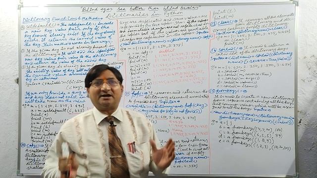 Dictionaries in Python Part-3 | Class 11th & 12th | CBSE | BCA | MCA | B.Tech | B.Sc (HINDI) смотреть онлайн