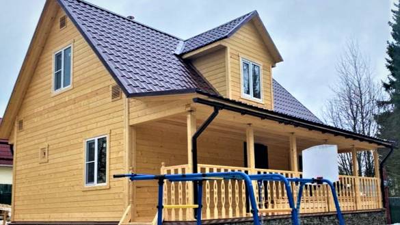 Домом жить — не развеся уши и не разиня рот ходить! Большой Дом проекта Д-44 со встроенной баней смотреть онлайн