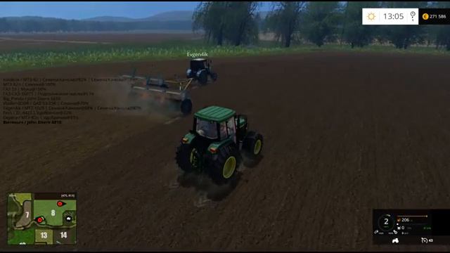 Farming Simulator 15.Сельский час(или два).с.Варварiвка.8-я серия.Стрим-кооп. смотреть онлайн