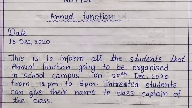 NOTICE | Annual Function | Very Important Notice For all classes | class 9th, 10th, 11th, 12th смотреть онлайн