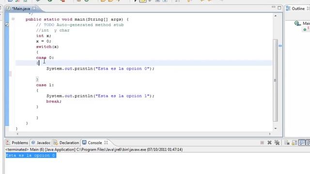 Tutorial Java - 8. Switch y Case смотреть онлайн