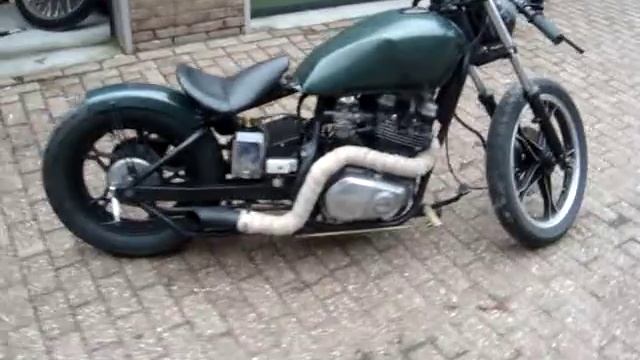 Suzuki gr650 Bobber Walkaround смотреть онлайн