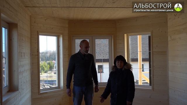 Каркасный дом K-7905 9 на 9 метров с террасой. Отзыв заказчика смотреть онлайн