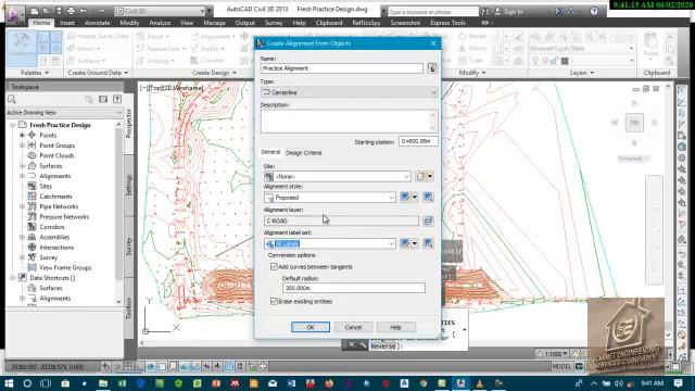 How to Design Road Intersection using AutoCAD Civil 3D смотреть онлайн