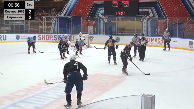 ХК "Космос-2005" - ХК "ЕвроНика" | 10.10.21 смотреть онлайн