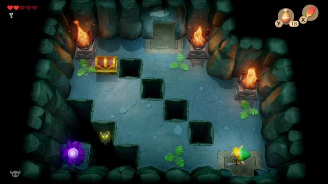 The Legend of Zelda: Link's Awakening (2019). Часть 4 - Бутыльный грот. Джинн смотреть онлайн