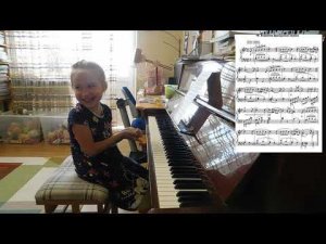Ярослава Лемешкина, 5 лет. П.И.Чайковский "Старинная французская песенка". Работа над произведением.