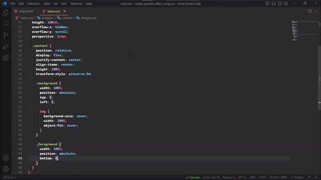 Parallax scrolling website using only CSS3 no libraries & js | how to make parallax website смотреть онлайн