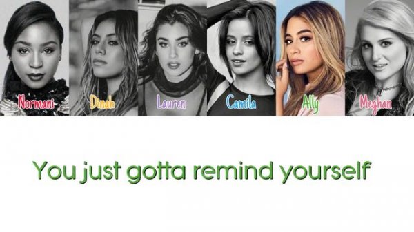 Fifth Harmony - Brave, Honest, Beautiful  ft. Meghan Trainor (Color Coded Lyrics)