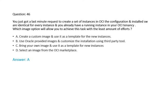 Oracle Cloud Infrastructure 2021 Architect Associate 1Z0 1072 21 Questions with Answer - Part 5 смотреть онлайн