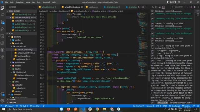 MERN STACK Multi Author Blog edit article update React Node Express MongoDB #76 смотреть онлайн