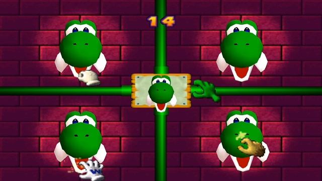 Mario Party 2 Mini Games - Face Lift | Yoshi смотреть онлайн