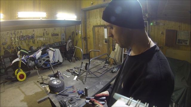 Минитрайк самодельный 3часть рама сварена смотреть онлайн