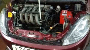 Воздушная пробка?Решено. Chery Kimo замена антифриза, промывка системы.