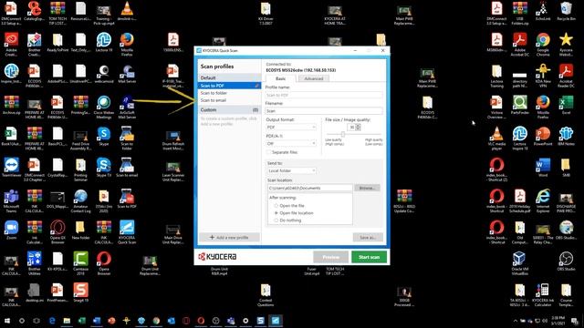 ECOSYS M5526cdw - Quick Scan Utility Set-up смотреть онлайн