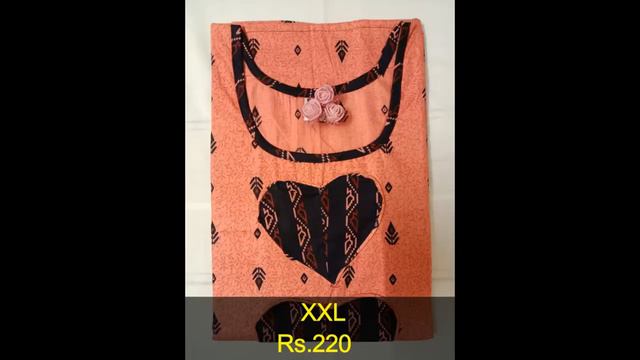 XL and XXL Fancy model nighty / coat model/ fish cut model/ heart shape cut model смотреть онлайн