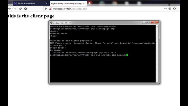 enabling mysql in php смотреть онлайн