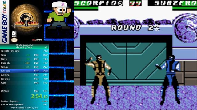 Mortal Kombat 4 (GBC) 5:37 смотреть онлайн