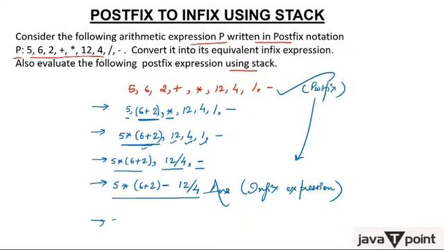 Postfix to Infix in Hindi смотреть онлайн