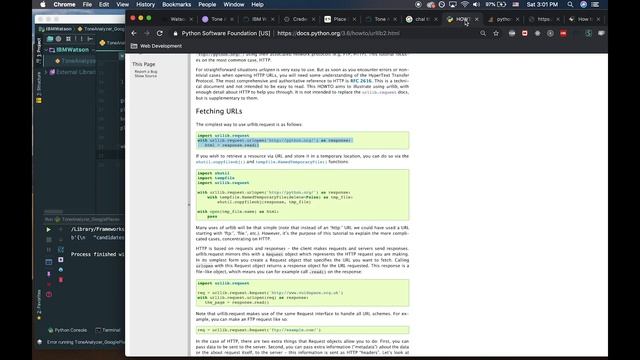 Python Tutorial: IBM Watson Tone Analyzer with Google Places API смотреть онлайн