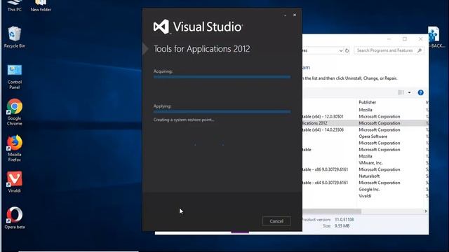 Uninstall Microsoft Visual Studio Tools for Application 2012 on Windows 10 смотреть онлайн
