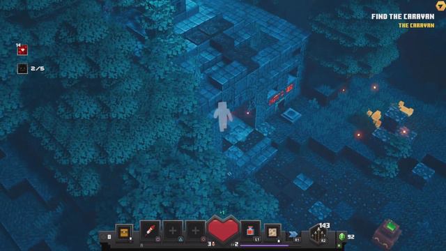 Minecraft Dungeons Series “ep1” Creeper Woods + tutorial смотреть онлайн