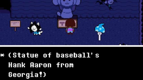 Undertale but an AI rewrites it