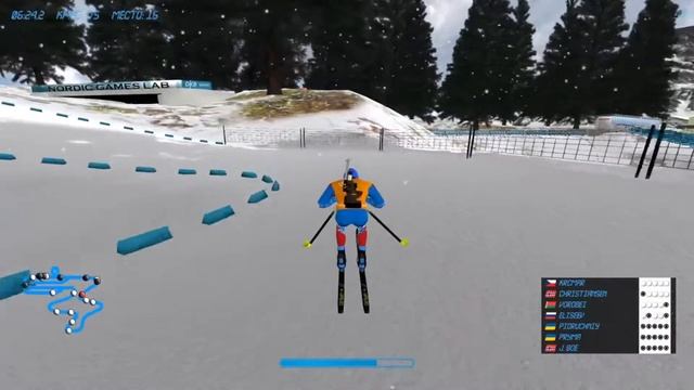 ИНДИВИДУАЛЬНАЯ ГОНКА В СИМУЛЯТОРЕ БИАТЛОНА - NGL BIATHLON смотреть онлайн