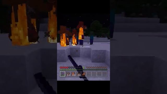 What is Fire Aspect in Minecraft ? [MCPE / Console / PC] #shorts смотреть онлайн