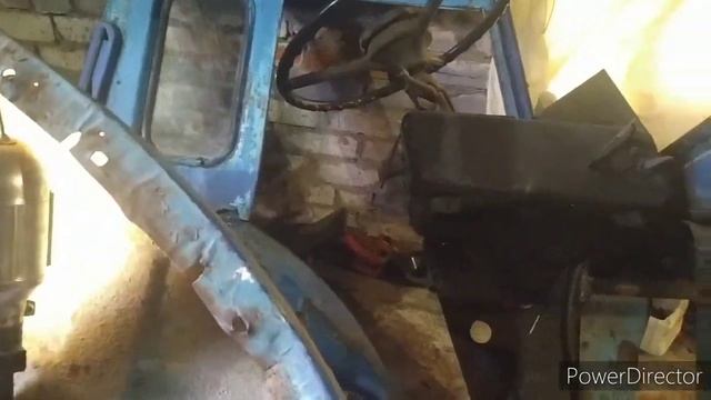 Мтз80. Затащил Кабину на ремонт. смотреть онлайн