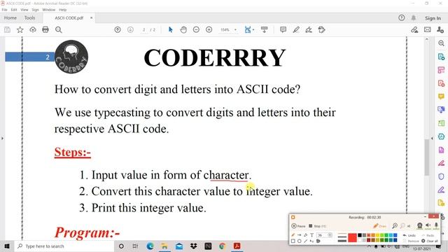 ASCII Code in JAVA || What is ASCII Code in JAVA and how to find ? || JAVA Full Course for beginner смотреть онлайн