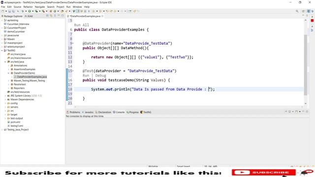 #16 TestNG DataProvider Annotation | Data Driven Testing with TestNG Data Provider | SDET | Seleniu смотреть онлайн