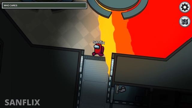 AMONG US, but the SKELD sinks in LAVA... смотреть онлайн