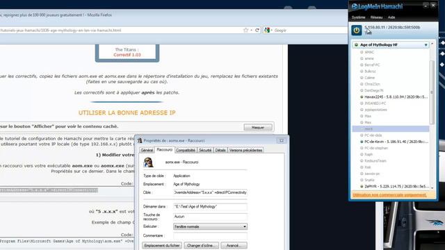 [Tuto] Age of Mythology en LAN via Hamachi смотреть онлайн