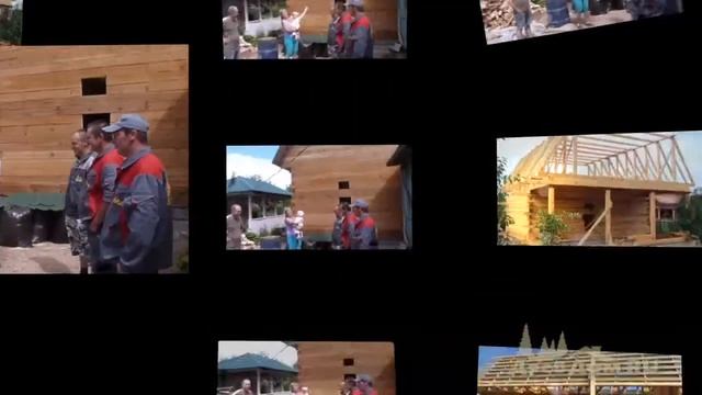 Дом из бруса с ломаной крышей смотреть онлайн