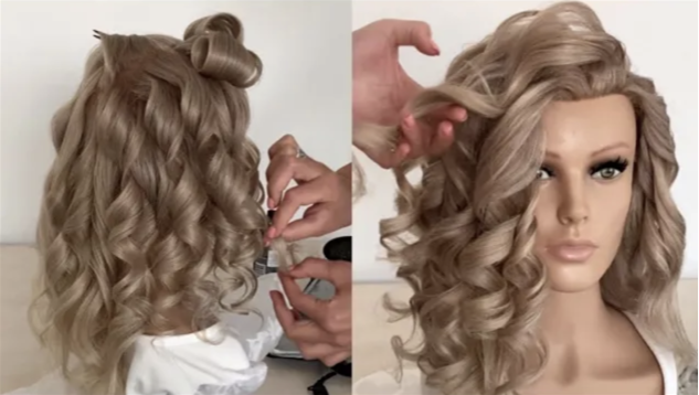 Экстра Объёмные Локоны на Плойку 33 мм | Пошаговый Урок смотреть онлайн