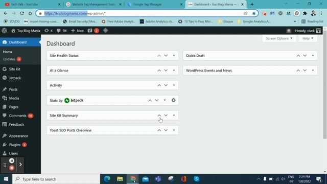 How to Install Google Tag Manager in WordPress Website - हिंदी में | TechTalk With Vivek смотреть онлайн
