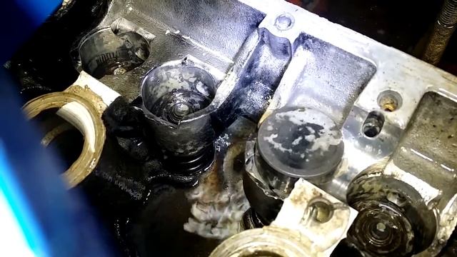 Опрессовка ГБЦ двигателя ЗМЗ-405 (трещина масляного и антифризного каналов) смотреть онлайн