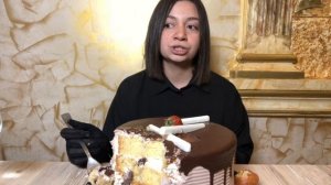 МУКБАНГ ТОРТ ОТМЕЧАЮ 100 ПОДПИСЧИКОВ