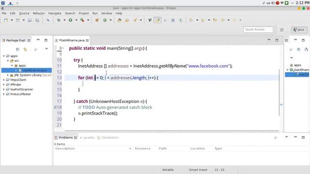 96 JAVA Networking getAllByName with Buffer смотреть онлайн
