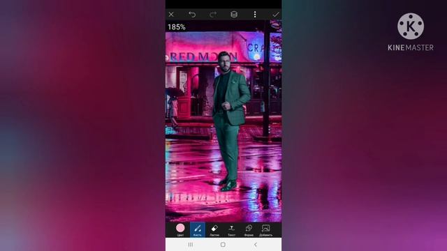 как сделать абработку с телефона!!! В стиле киберпанк смотреть онлайн