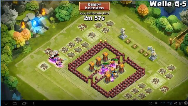 Schloss Konflikt Update X Neuer Held für Edelsteine by Hunted Castle Clash смотреть онлайн